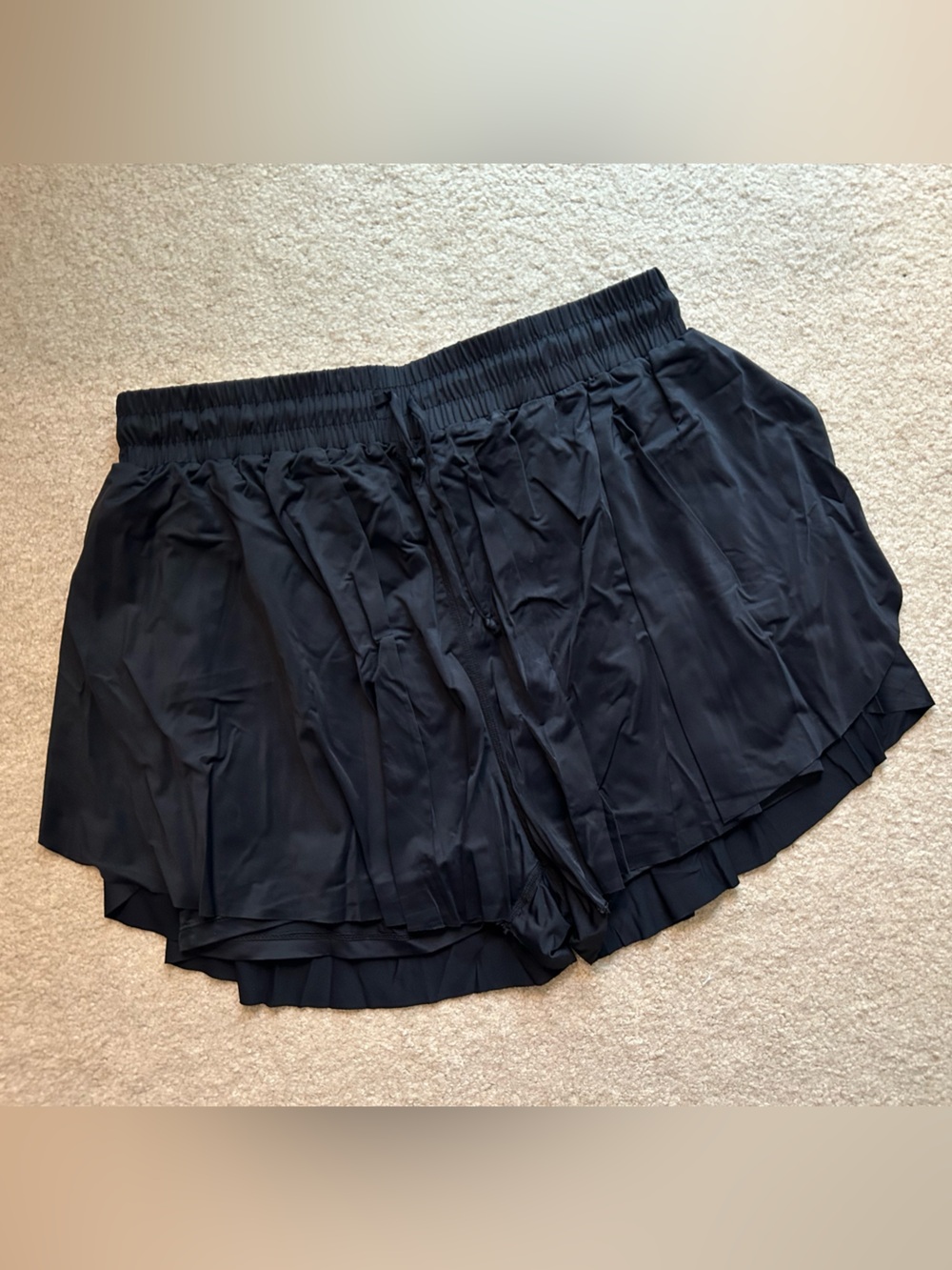 Pink Lily Black Tiered Mini Skirt